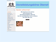 Tablet Screenshot of dl-boerse-oberwil.ch